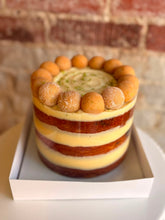 Load image into Gallery viewer, 6β Naked Cake of the Month : Blueberry and Lime Cake, with Cream and Brigadeiro Cake! π«πβπ©