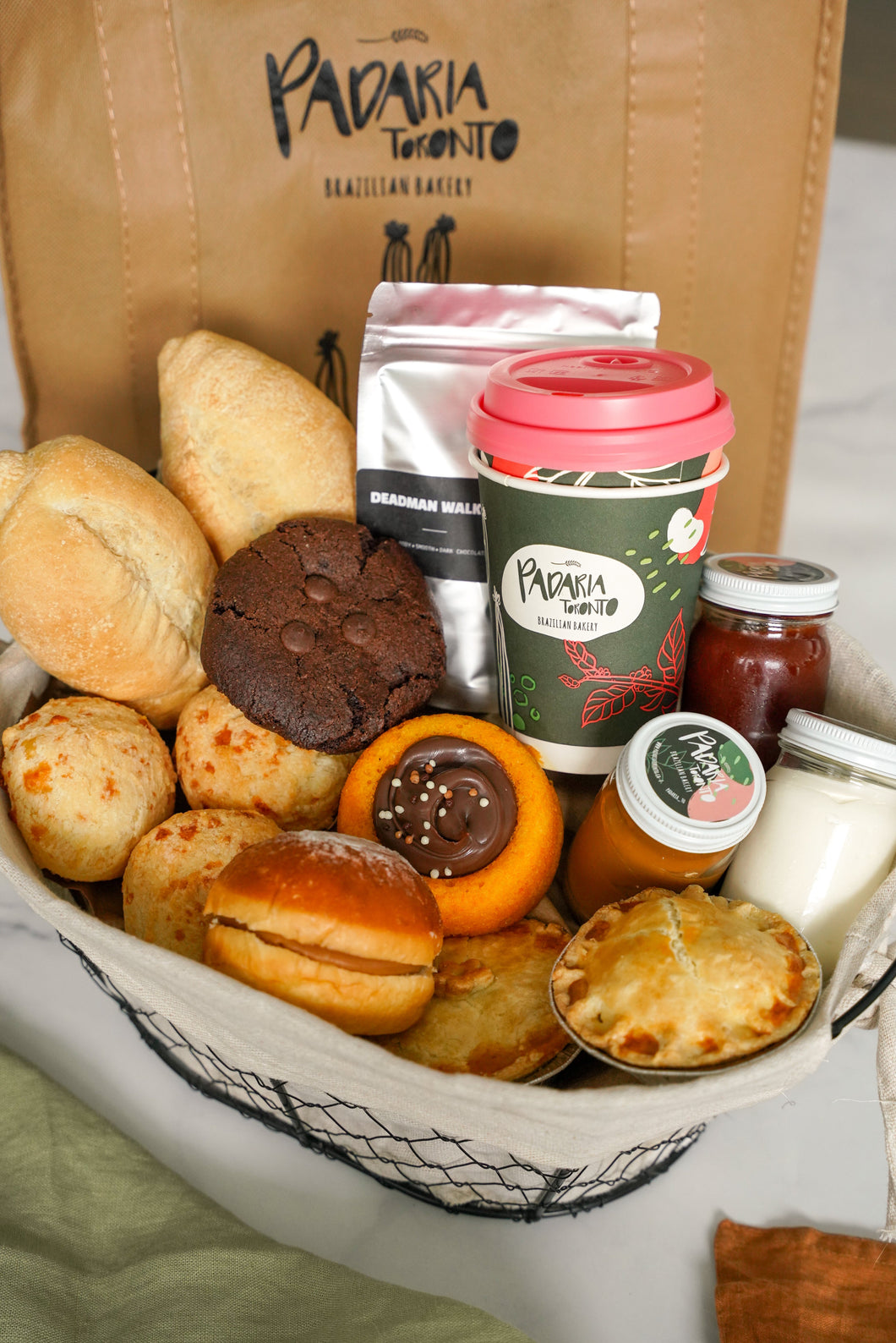 Padaria's Brunch Basket - serves 2