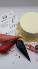 Load image into Gallery viewer, 🎂 DIY Cake Kit – Red Velvet &amp; White Brigadeiro
