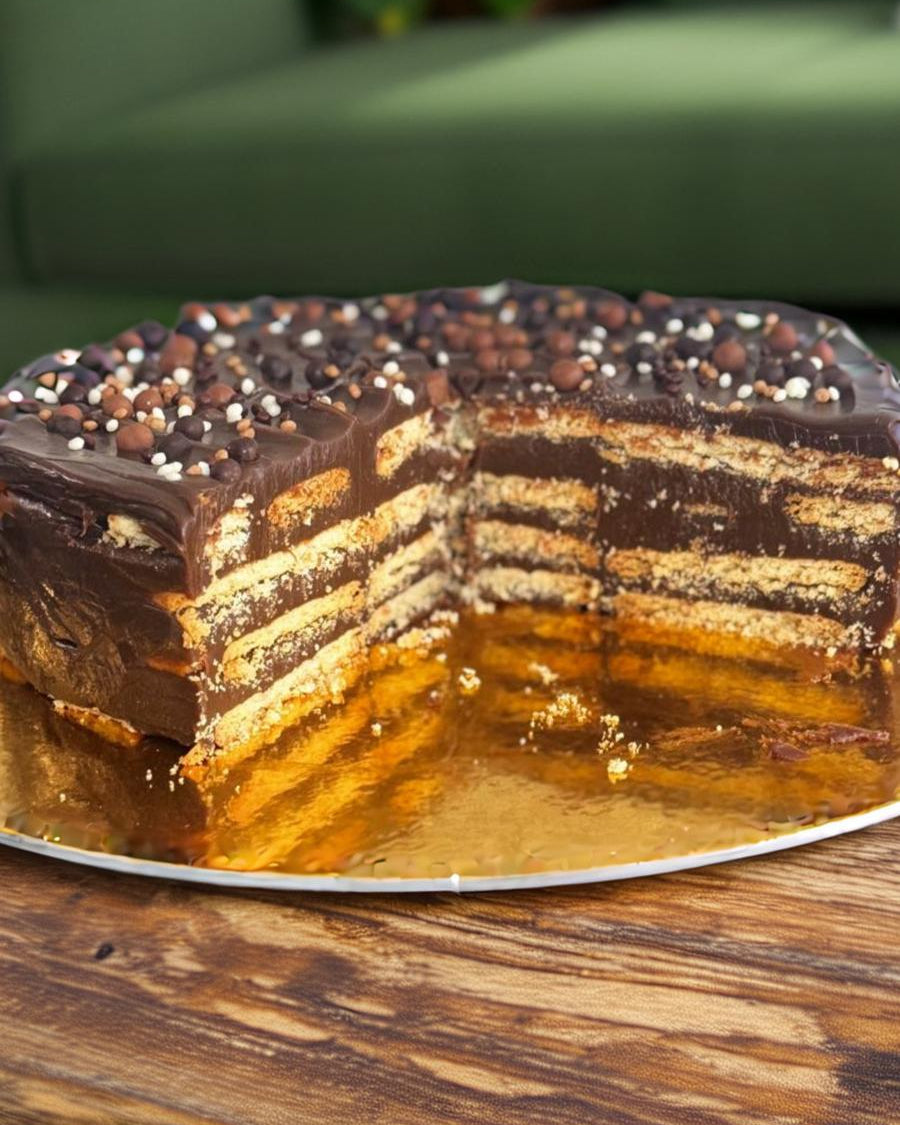 Palha Italiana (Tea Cookies and Brigadeiro)