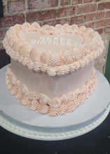 Load image into Gallery viewer, Hearts Shape 8&quot; Vintage Cake
