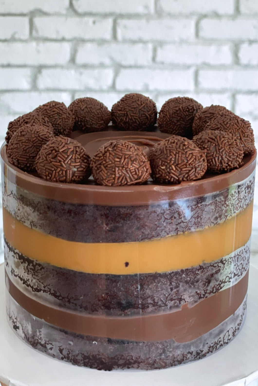 Naked Cake with Brigadeiros - Order 1 day in advance!