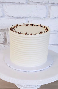 Vanilla Buttercream with Chocolate Sprinkles Cake :)