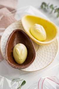 Crunchy White and Milk Chocolate Easter Egg
