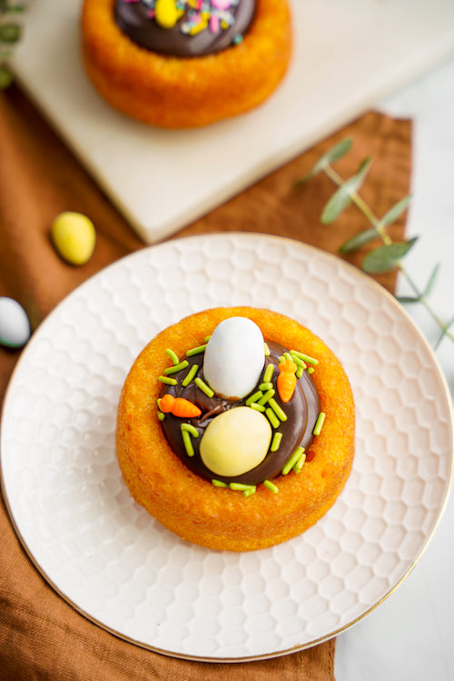 Mini Easter Charlotte Cake